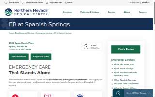 ER at Spanish Springs