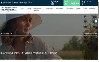 The Nevada Center of Alternative & Anti-Aging Medicine website