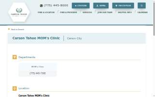 Carson Tahoe MOM's Clinic