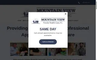 Mountain View Family Health Care, PC website