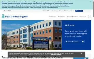 Wentworth Health Partners Internal Medicine website