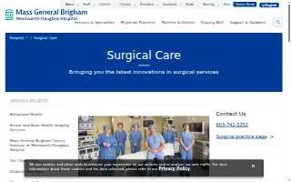 Wentworth-Douglass Surgical Optimization Center website