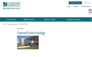 Concord Endocrinology website