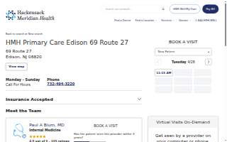 HMH - Primary Care - Edison - 69 Route 27