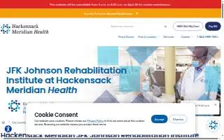 Hackensack Meridian JFK Johnson Rehabilitation Institute website