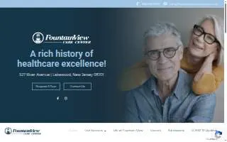 FountainView Care Center website