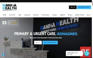 Maniya Health: Primary & Urgent Care. Reimagined. of Hamilton Township website