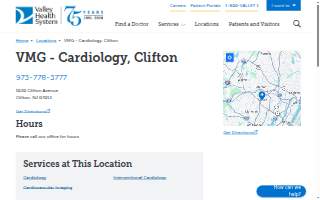 Valley Medical Group - Cardiology, Clifton
