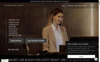 All Health Medical Group of Paterson website