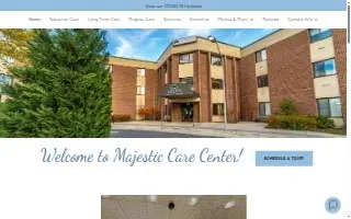 Majestic Center For Rehabilitation & Sub-Acute Care website