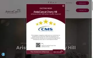 AristaCare at Cherry Hill website