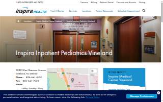 Inspira Inpatient Pediatrics Vineland