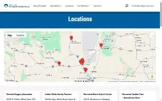 Memorial Family HealthCare Missouri website