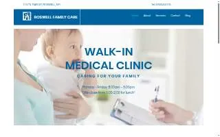 Roswell Family Care website