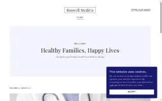 Roswell Medico website