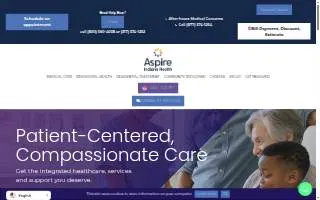Aspire Indiana Health of Carmel website