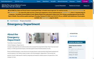 Emergency Room - Buffalo General Medical Center (GVI)