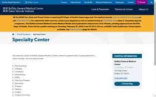 Specialty Clinic - Buffalo General Medical Center