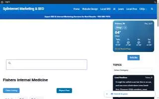 Fishers Internal Medicine website