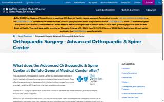 Orthopaedics Clinic - Buffalo General Medical Center