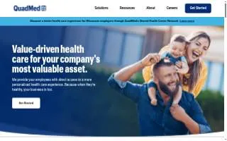 QuadMed Health & Wellness Center website