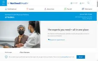 Northwell Health Physician Partners at Yonkers website