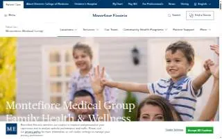 Montefiore Medical Group Family Health & Wellness Center of Mt Vernon website