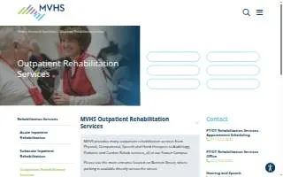 MVHS Rehabilitation Services - Faxton Campus website