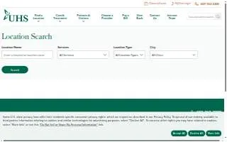 UHS Primary Care Binghamton website