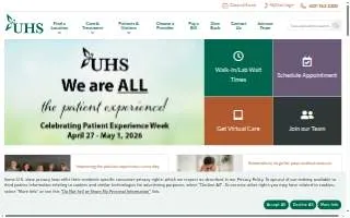 United Health Services website