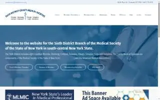 Broome County Medical Society website