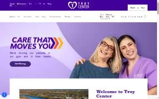 Troy Center website