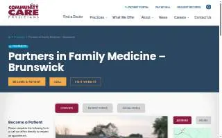 Partners in Family Medicine Cropseyville website