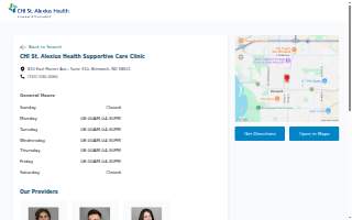 CHI St. Alexius Health Supportive Care Clinic