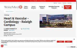 WakeMed Heart & Vascular - Cardiology - Raleigh Campus