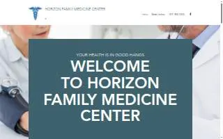 Horizon Family Medicine Center website