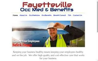 Fayetteville Occ Med website