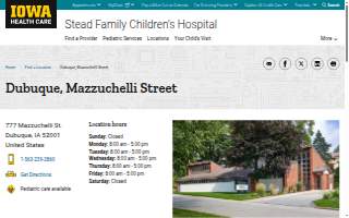 University of Iowa Health Care Dubuque – Mazzuchelli Street