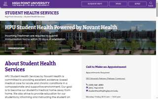 High Point University Student Health Services