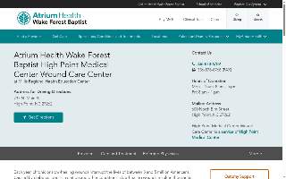 Atrium Health Wake Forest Baptist High Point Medical Center Wound Care Center
