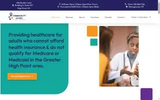 Community Clinic of High Point website