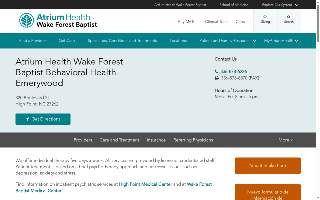 Atrium Health Wake Forest Baptist Behavioral Health - Emerywood