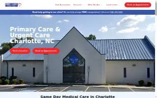 First Care Medical Clinic of Concord website