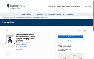 The University of Kansas Health System St. Francis Campus- Imaging Center