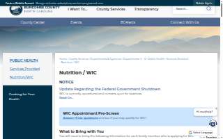 Buncombe County Department of Health WIC Clinic
