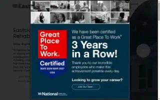 Eastside Center for Health & Rehabilitation website