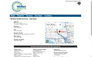 WinMed City West website