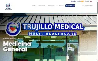 Trujillo Multi-Healthcare Medical Clinic website