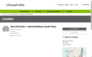 Utica Park Clinic - Internal Medicine (South Tulsa)