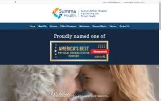 Summa Rehab Hospital website